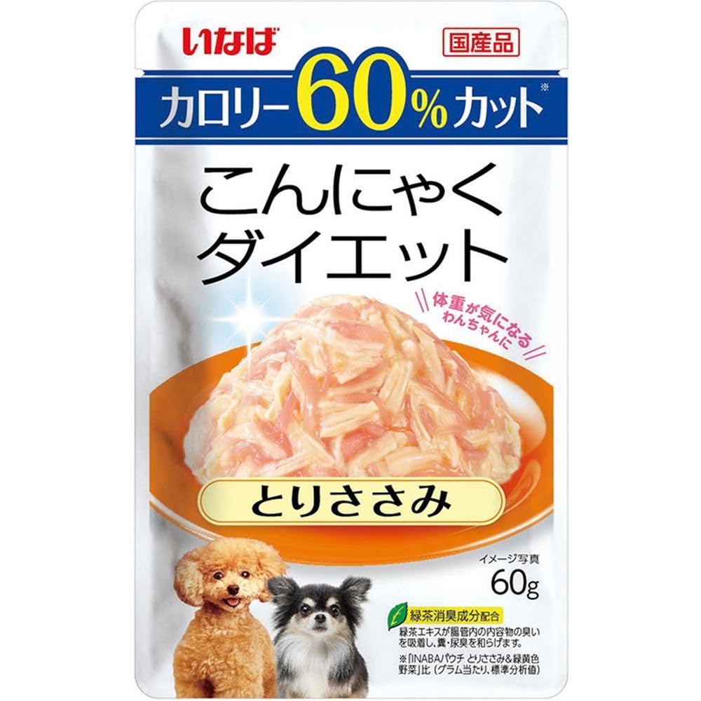 Amazon.co.jp: こんにゃくダイエット とりささみ 60g : ペット用品